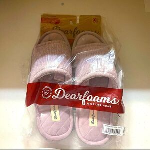 Dearforms pink slippers XL